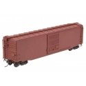 50` Pullman-Standard PS-1 Boxcar w/9` Youngstown Door Kit -- Undecorated, HO, Kadee Quality Products 4105
