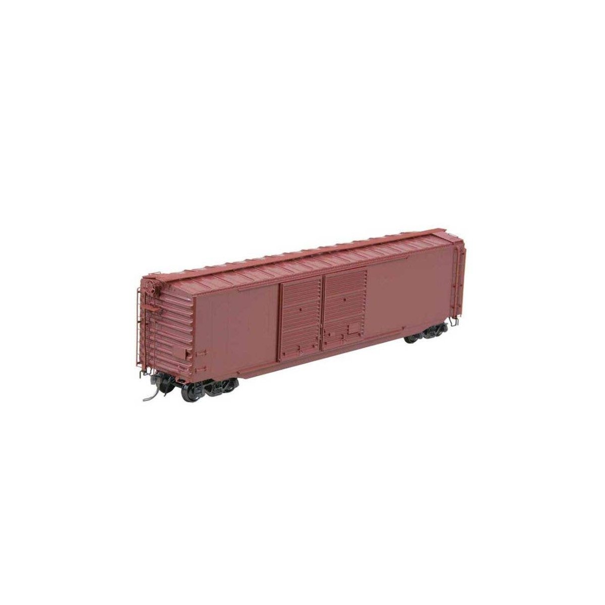 50` Pullman-Standard PS-1 Boxcar w/Double 15` Youngstown Door Plastic Kit -- Undecorated, HO, Kadee Quality Products 4110