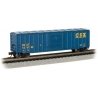 ACF 50`6` Outside-Braced Sliding-Door Boxcar - Ready to Run - Silver Series -- CSX, N, Bachmann Industries 19665