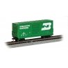 40′ Hi-Cube Boxcar - Ready to Run -- Burlington Northern 281460 (Cascade Green, white Large Logo), N, Bachmann Industries 1825