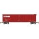 50′ Plug-Door Boxcar - Ready to Run - Silver Series(R) -- Norfolk Southern 650012 (Boxcar Red), HO, Bachmann Industries 18018