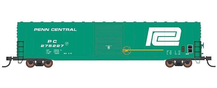 60′ PS-1 Single-Door Boxcar - Ready to Run -- Penn Central (Jade green, Large Logo), HO, Intermountain Railway Company 46932