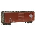 Pullman-Standard PS-1 40` Boxcar w/8` Door - Ready to Run -- Central Railroad of New Jersey 23548 (Blt. 1957, Boxcar Red, black,