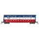 50′ PS-1 Single Door Boxcar w/Cushion Underframe - Ready to Run -- Bangor & Aroostook (State of Maine, red, white, blue), HO, 
