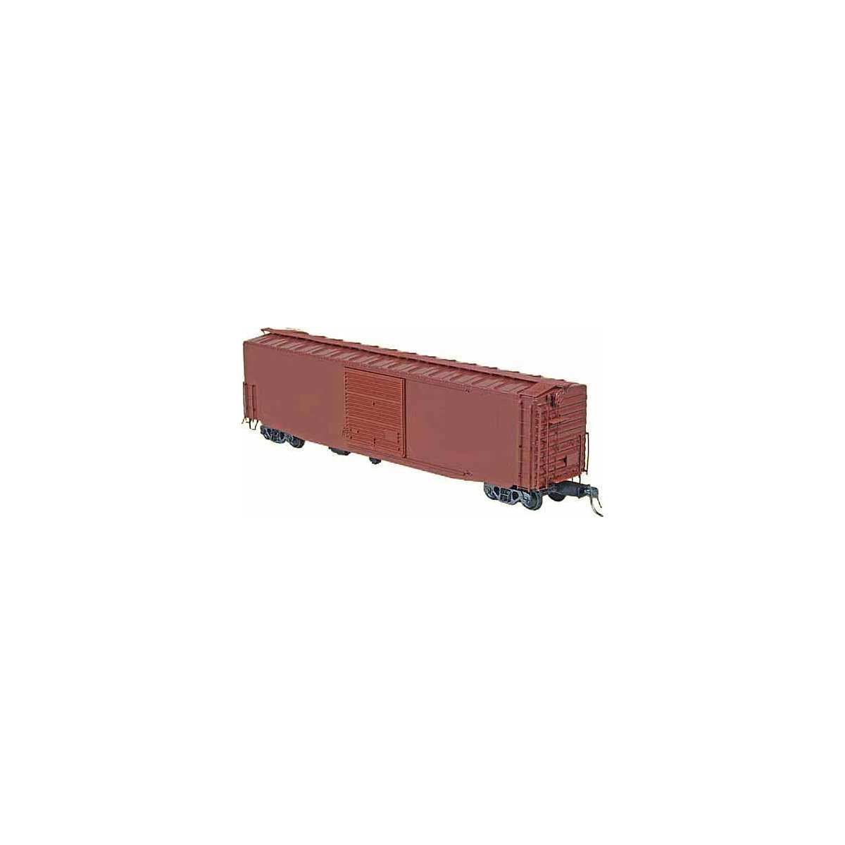 50` Pullman-Standard PS-1 Boxcar w/10` Youngstown Door Plastic Kit -- Undecorated, HO, Kadee Quality Products 4115