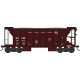 70-Ton 2-Bay Ballast Hopper with Side Chutes (Ballast Gates) - Ready to Run -- Milwauke, HO, Bowser Manufacturing Co. 43673