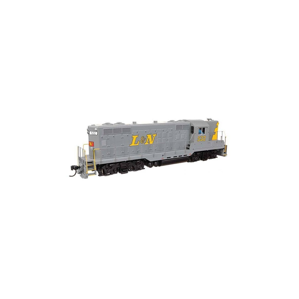 EMD GP9 Phase II with High Hood - ESU(R) Sound and DCC -- Louisville & Nashville 532, HO, WalthersMainline 20500