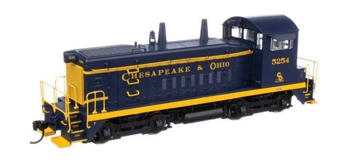 EMD SW9 - Standard DC -- Chesapeake & Ohio 5254, HO, WalthersProto 48501