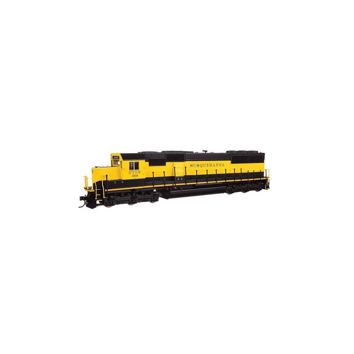 EMD SD60 Spartan Cab - Standard DC -- New York, Susquehanna and Western Railway 3808, HO, WalthersMainline 9769