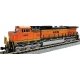 GE C44-9W - DCC -- Kansas City Southern 4401 (Ex-BNSF Patch, orange, black, yellow, KCS Logo), N, Kato USA Inc 1763520DCC