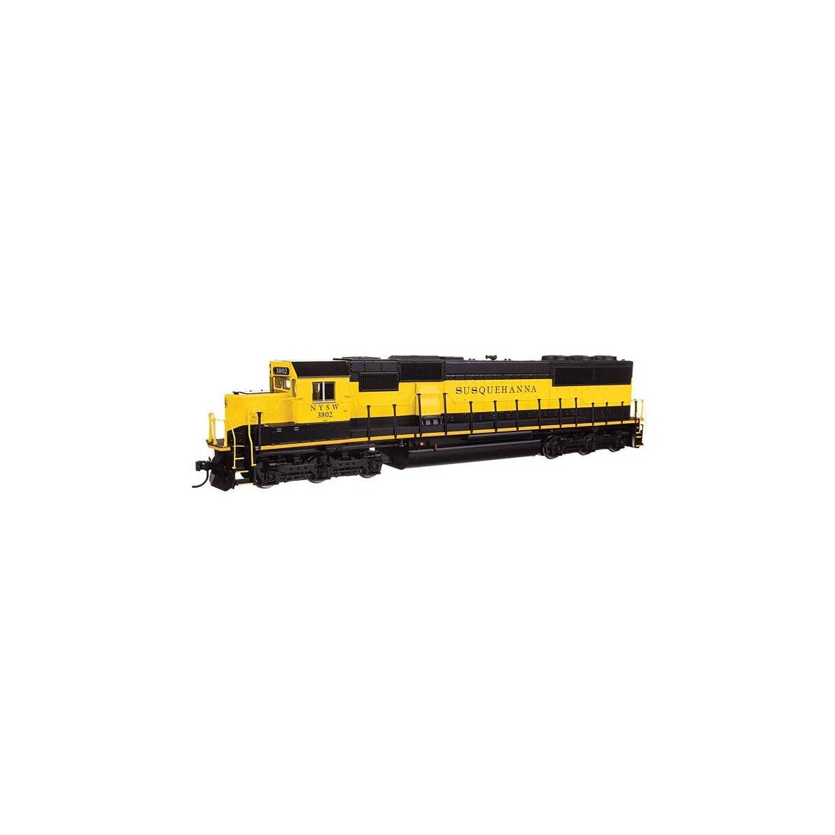 EMD SD60 Spartan Cab - Standard DC -- New York, Susquehanna and Western Railway 3802, HO, WalthersMainline 9768