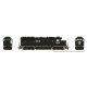 EMD GP40R - ESU LokSound and DCC -- Illinois Central 3108 (black, white, yellow frame stripe), HO, Rapido Trains Inc 40552