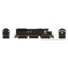 EMD GP40R - ESU LokSound and DCC -- Illinois Central 3115 (black, white, yellow frame stripe), HO, Rapido Trains Inc 40553