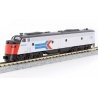 EMD E8A w/Single Headlight & Passenger Pilot - DCC -- Amtrak 298 (Phase I, silver, red, blue, b, N, Kato USA Inc 1765346DCC