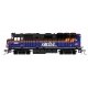 EMD F40PH Commuter Version - Standard DC -- Chicago Metra 149 (2024 Scheme, blue, black, orange, m, HO, Kato USA Inc 376575