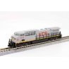 GE AC4400CW Low Numberboards - Standard DC -- Kansas City Southern de Mexico 4555 (gray, red, yell, N, Kato USA Inc 1767046
