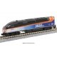 Motive Power Industries MP36PH - Standard DC -- Metra 424 (2020, gray, blue, orange, black roof), N, Kato USA Inc 1766124