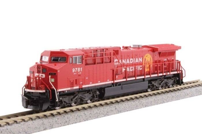 GE AC4400CW - DCC -- Canadian Pacific 9781 (red, white, Golden Beaver Logo), N, Kato USA Inc 1767217DCC
