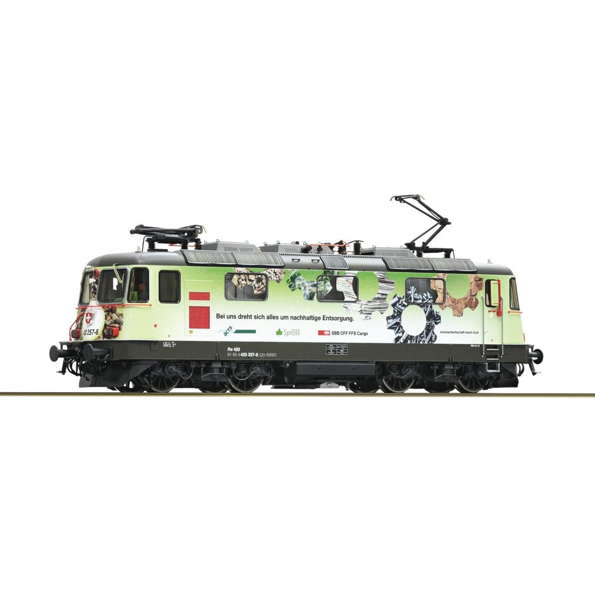 Electric locomotive Re 420 257-8, SBB Cargo, HO, Roco 71417