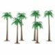 Palm Trees - Super Scenic Series -- 3 to 5′ 7.6 to 12.7cm pkg(6), ALL, JTT Miniature Tree 92136