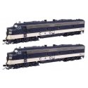 EMD E8 A-A - Standard DC -- Chesapeake & Ohio 4020 & 4025, HO, WalthersProto 49910