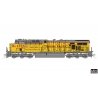 GE ES44AC GEVO - Standard DC -- Union Pacific 5395 (2020s, Armour Yellow, gray, Nose Flag), N, Kato USA Inc 1768965