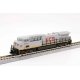 GE AC4400CW Low Numberboards - Standard DC -- Kansas City Southern de Mexico 4554 (gray, red, yell, N, Kato USA Inc 1767045