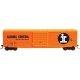 Pullman-Standard PS-1 50` Boxcar w/10` Door - Ready to Run -- Illinois Central 12068 (orange, black, white, Large I Rail Logo), 