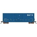 Gunderson 50′ Hi-Cube Plug-Door Boxcar Modern Ends - Ready to Run - Value Line -- GATX BKTY 156901 (blue, white, yellow conspi