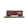 40` Steel Boxcar - Ready to Run -- Atchison, Topeka & Santa Fe (Boxcar Red Map Scheme, `Grand Canyon Line`), HO, Bachmann Indust