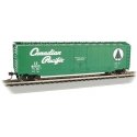 50′ Plug-Door Boxcar - Ready to Run - Silver Series(R) -- Canadian Pacific, HO, Bachmann Industries 18034