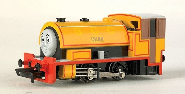 Bill Engine - Thomas & Friends(TM) -- Sodor China Clay Co. (yellow), HO, Bachmann Industries 58805