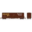 Class B-100-40 Plug-Door Boxcar - Ready to Run -- Southern Pacific (Random from Set 2 As-Delivered, Boxcar Red, Yellow Hydr, N,