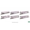 Amtrak Baggage Car & 5 Superliner I Car Set - Ready to Run -- Amtrak Superliner I Phase III 6 Car, N, Kato USA Inc 1063531
