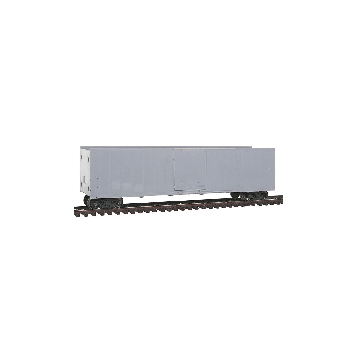 50′ Plug-Door Boxcar - Ready to Run - Master(R) -- Undecorated, HO, Atlas Model Railroad Co. 20001363