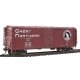 Plywood Panel 40′ Boxcar - Ready to Run -- Great Northern (Mineral Red, Empire Builder Style Lettering), HO, Intermountain Rai