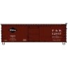 36′ Double-Sheathed Wood Boxcar, Steel Roof, Wood Ends - Kit -- Philadelphia & Reading 12937 (Boxcar Red), HO, Accurail Inc 18