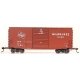 Pullman-Standard PS-1 40′ Hy-Cube Boxcar - Kit (Plastic) -- Milwaukee Road 4617 (Boxcar Red), HO, Hi-Tech Details 7107