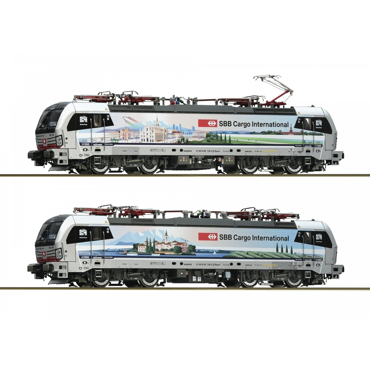 Electric locomotive 193 139-3 "Italian Piercer", SBB CI, HO, Roco 7500108