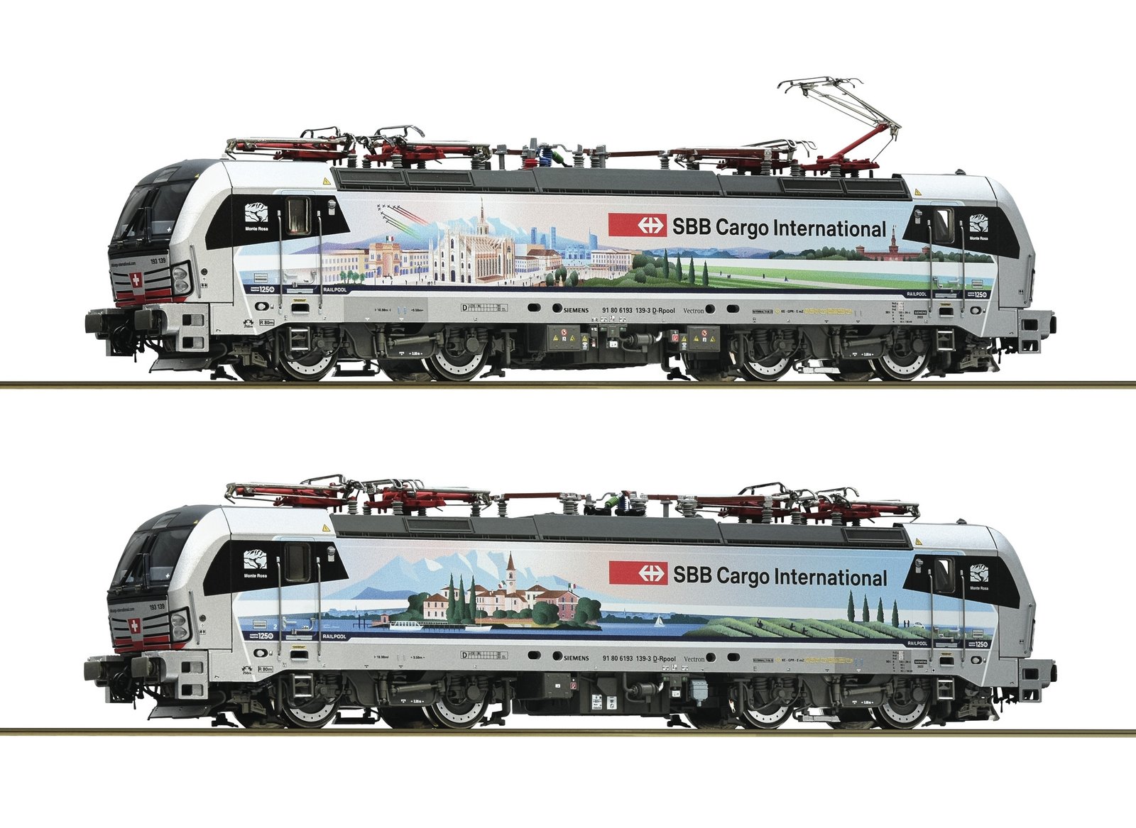 Electric locomotive 193 139-3 "Italian Piercer", SBB CI, HO, Roco 7500108