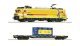 2 piece set: Electric locomotive 1756 with container carrier wagon, Strukton Rail, HO, Roco 7500117