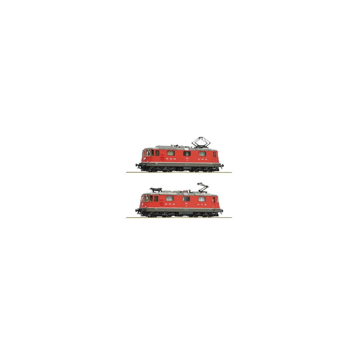 2 piece set: Electric locomotive Re 4/4 II 11133 and Re 4/4 II 11192, SBB, HO, Roco 7500127