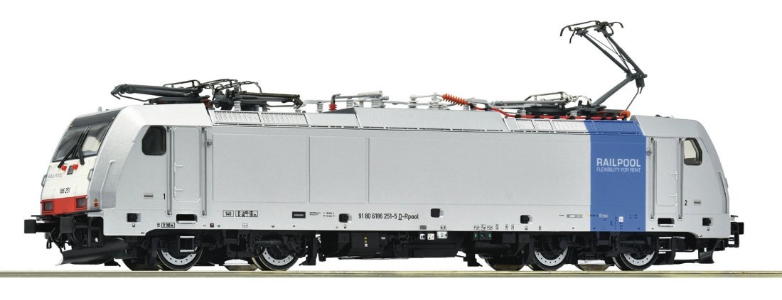 Electric locomotive 186 251-5, Railpool, HO, Roco 7500161