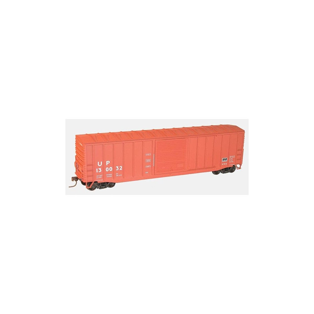 50′ Exterior-Post Modern Boxcar - Kit -- Union Pacific 130032 (Boxcar Red, Reporting Marks Only), HO, Accurail Inc 5656