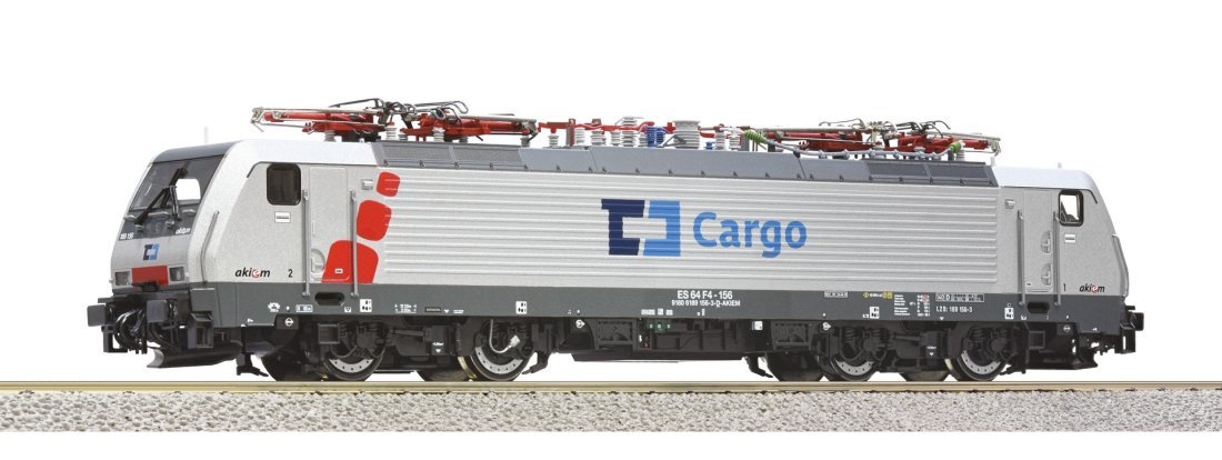 Electric locomotive 189 156-3, Akiem/CD Cargo, HO, Roco 7500202