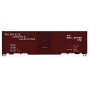 AAR 40′ Single-Door Steel Boxcar - Kit -- Wellsville, Addison & Galeton 4126 (Boxcar Red), HO, Accurail Inc 81603