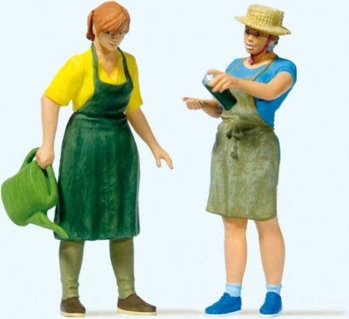 Recreation & Sports -- Women Gardening pkg(2), G, Preiser Kg 44928