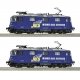 2-piece set: Electric locomotives 421 373-2 and 421 381-5, WRS, HO, Roco 7510045