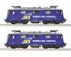 2-piece set: Electric locomotives 421 373-2 and 421 381-5, WRS, HO, Roco 7510045
