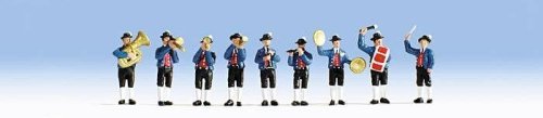 Band in German Costume -- pkg(9), HO, Noch Gmbh & Co 15580
